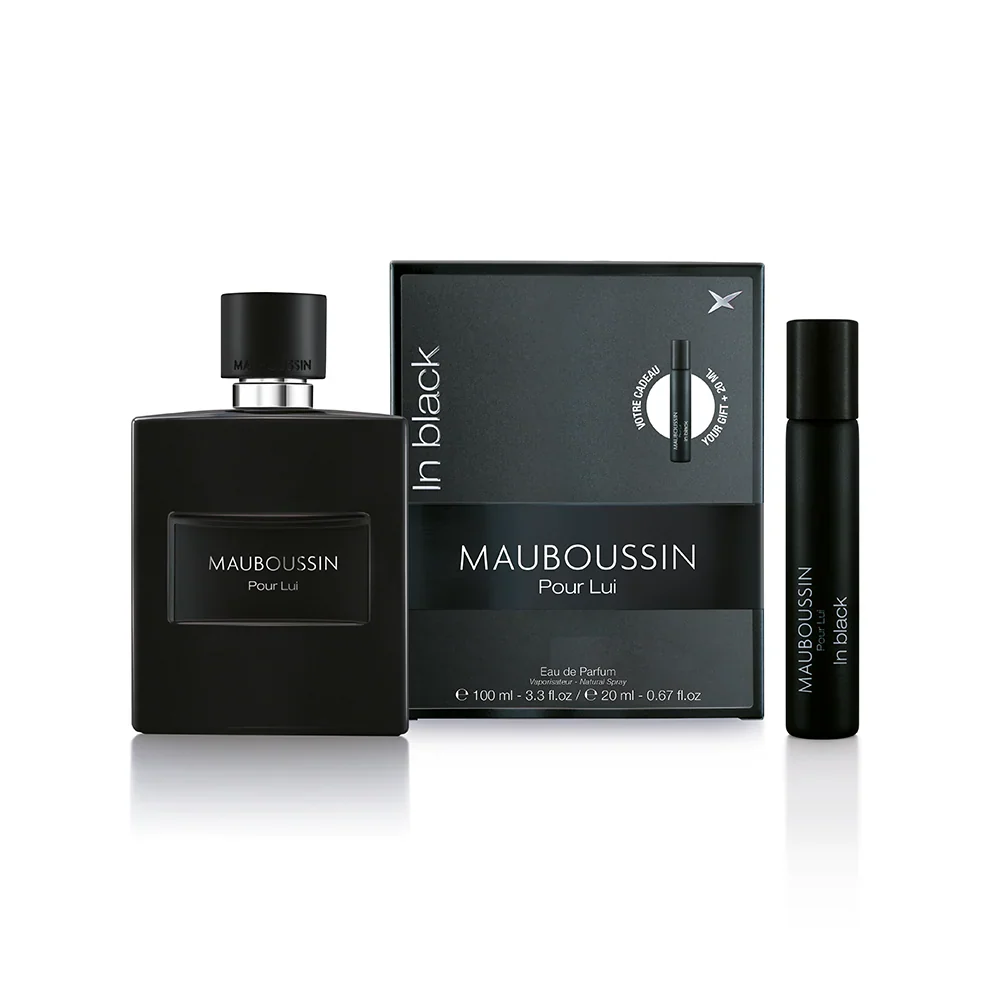 MAUBOUSSIN POUR LUI IN BLACK – Coffret Travel 100 ml + 20 ml