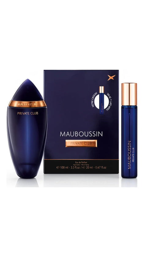 MAUBOUSSIN PRIVATE CLUB AVEC SPRAY EAU DE PARFUM 100 ML